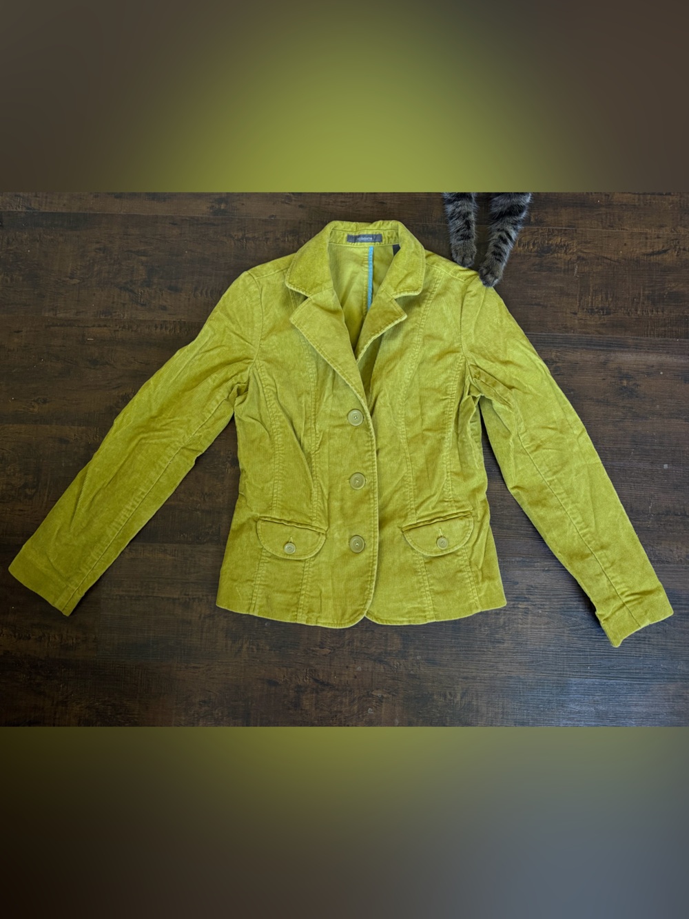 Liz Claiborne Lime Green Corduroy Blazer